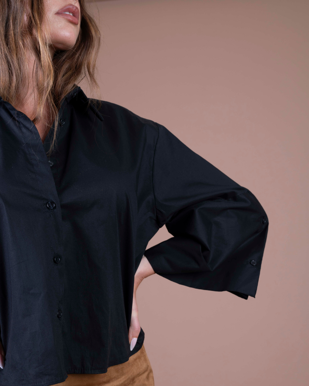 DIDI camicia nera crop