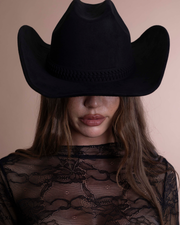 RITA cappello texano nero