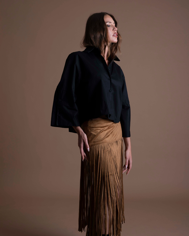 DIDI camicia nera crop