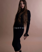 VERA dress in maglia a costine