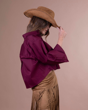 DIDI camicia burgundy crop