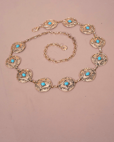 LOREDANA cintura gioiello dorata