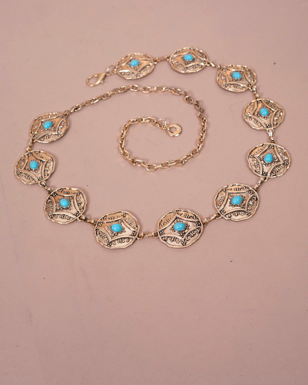 LOREDANA cintura gioiello dorata